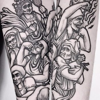 tatouage medieval