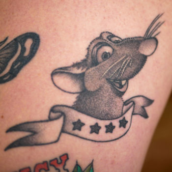 tatouage cannes ratatouille disney dotwork tattoo
