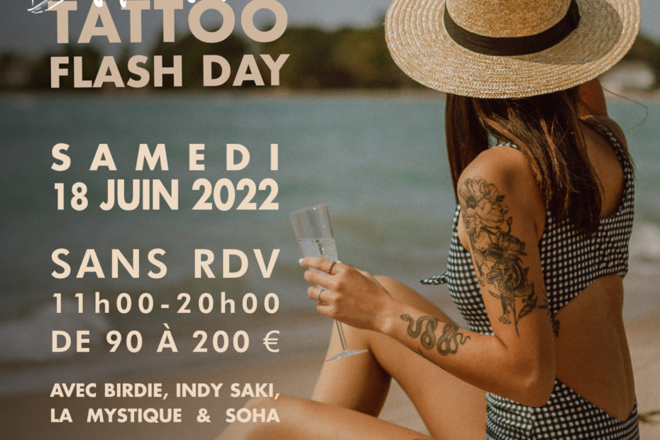 cannes event évènement tattoo tatouage bikini flash day